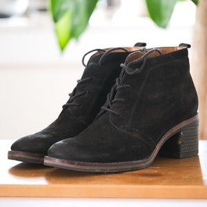 Franco Sarto Suede Heeled Boots